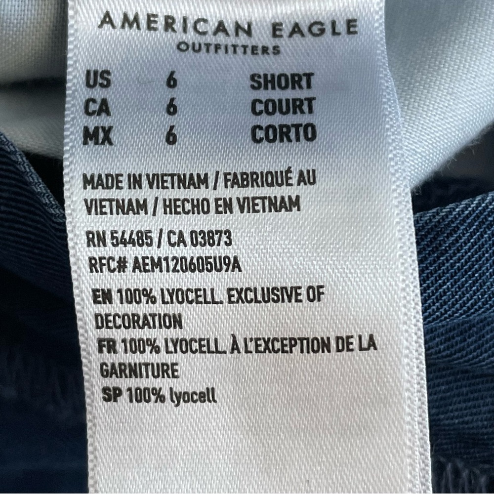 AMERICAN EAGLE 100% Lyocell High Rise Wide Leg Pants - Picture 6 of 9